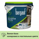 Краска Bergauf Mineral Techno фасадная акриловая глубокоматовая, база А, 9 л, шт Краска Bergauf Mineral Techno фасадная акриловая глубокоматовая, база А, 9 л, шт
