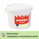 Краска RE MONT Фасадная водно-дисперсионная акриловая белая 14 кг/ 9 л, шт Краска RE MONT Фасадная водно-дисперсионная акриловая белая 14 кг/ 9 л, шт