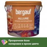 Краска Bergauf Allure интерьерная акриловая глубокоматовая супербелая, база С, 1,8 л/2,5 кг, шт
