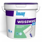 Краска Knauf Вайсванд для стен и потолков белая матовая, база, 15 кг/10 л, шт