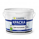 Краска Лакра Для потолков супербелая 14 кг, шт