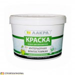 Краска Лакра Интерьерная влагостойкая повышенной белизны 6,5 кг, шт