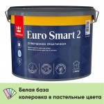 Краска Tikkurila/Tikkivala Euro Smart 2 интерьерная глубокоматовая, База А, 9 л, шт Краска Tikkurila/Tikkivala Euro Smart 2 интерьерная глубокоматовая, База А, 9 л, шт