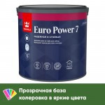 Краска Tikkurila/Tikkivala Euro Power 7 моющаяся матовая, База C, 2,7 л, шт