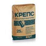 Штукатурка цементная КРЕПС Простоштукатурка для внутренних и наружных работ 25 кг, шт