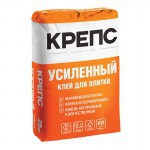 Клей КРЕПС Усиленный C1T для плитки, керамогранита и камня 25 кг, шт Клей КРЕПС Усиленный C1T для плитки, керамогранита и камня 25 кг, шт