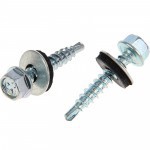 Саморез кровельный сверло 4,8х35 мм металл-дерево оцинкованный, 250 шт/упак