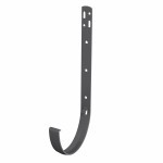 Кронштейн желоба металлический ТехноНиколь Оптима 120/80 мм Ral 7024 серый, шт Кронштейн желоба металлический ТехноНиколь Оптима 120/80 мм Ral 7024 серый, шт