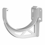 Кронштейн желоба пластиковый ТехноНиколь Оптима 120/80 мм Ral 9003 белый, шт