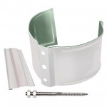 Держатель трубы на кирпич Grand Line Optima 125/90 мм Ral 9003 белый, шт