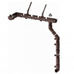 Наконечник Docke Premium 120/86 мм Ral 8019 шоколад, шт