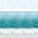 Панель ПВХ Океан фон 2700х250х8 мм, 12 шт/упак