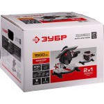 Пила торцовочная комбинированная Зубр 1500 Вт ЗПТК-210-1500