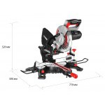 Пила торцовочная с протяжкой Зубр 1600 Вт ЗПТ-210-1600 ПЛ