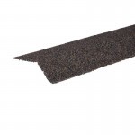 Планка карнизная с гранулятом, коричнево-серый 75х50х5 мм, 1,25 м, шт Планка карнизная с гранулятом, коричнево-серый 75х50х5 мм, 1,25 м, шт