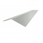 Планка карнизная полиэстер RAL 7004 серая 75х50х5 мм, 2 м, шт