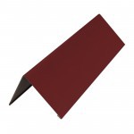 Конек плоский ПЭ Ral 8017 шоколадно-коричневый 0,45 мм 150х150х2000 мм, шт Конек плоский ПЭ Ral 8017 шоколадно-коричневый 0,45 мм 150х150х2000 мм, шт