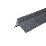 Планка торцевая с гранулятом, графитовый 75х25х65х5 мм, 1,25 м, шт Планка торцевая с гранулятом, графитовый 75х25х65х5 мм, 1,25 м, шт