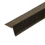 Планка торцевая с гранулятом, коричнево-зеленый 75х25х65х5 мм, 1,25 м, шт Планка торцевая с гранулятом, коричнево-зеленый 75х25х65х5 мм, 1,25 м, шт