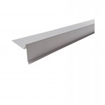 Планка торцевая полиэстер RAL 7004 серая 75х25х65х5 мм, 2 м, шт