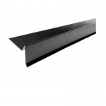 Планка торцевая полиэстер RAL 9005 черный 75х25х65х5 мм, 2 м, шт Планка торцевая полиэстер RAL 9005 черный 75х25х65х5 мм, 2 м, шт