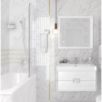 Плитка керамическая Магра 7 ПО Белый мрамор 275х400х7,5 мм Керамин, 15 шт/1,65 м2/кор