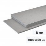 Полоса шиферная для грядки непрессованная 3000х300х8 мм, шт Полоса шиферная для грядки непрессованная 3000х300х8 мм, шт