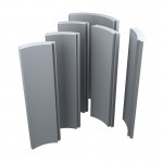 Полуцилиндр XPS CARBON SOLID ПЦ (2 эл.), пог. м