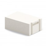 Газобетонный блок Поревит стеновой D500 625х400х250 мм (24 шт/под; 1,5 м3/под), поддон