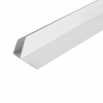 Профиль ПВХ F-образный для панелей 8-10 мм торцевой белый 3000х55х10 мм, шт Профиль ПВХ F-образный для панелей 8-10 мм торцевой белый 3000х55х10 мм, шт