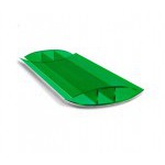 Профиль соединительный Саф-Пласт неразъемный 4-6 мм зеленый 6 м, шт Профиль соединительный Саф-Пласт неразъемный 4-6 мм зеленый 6 м, шт