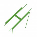 Профиль соединительный Н-образный для грядок 8х500 мм (2 шт/упак), упак