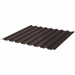 Профнастил СП-20 ПЭ Ral 8017 шоколадно-коричневый ТУ 0,4 мм 1150х2000 мм, шт