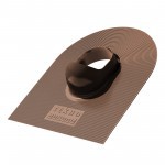Проходной элемент КТВ ТехноНиколь для гибкой черепицы коричневый, шт