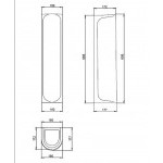 Пьедестал для раковины Santeri Вест/Лотос, белый, шт