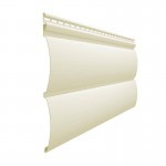 Сайдинг виниловый Docke Блок-Хаус D4,7Т Сливки 0,24х3,66 м, шт