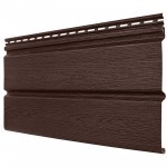 Сайдинг ТехноНиколь Фактур Брус Орех 0,254х3 м, 10 шт/упак Сайдинг ТехноНиколь Фактур Брус Орех 0,254х3 м, 10 шт/упак