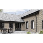 Сайдинг ТехноНиколь Фактур Корабельный брус Кедр 0,229х3 м, 10 шт/упак