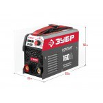 Инверторный сварочный аппарат Зубр 160 А Компакт, СА-160К