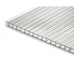 Поликарбонат сотовый Polysad 0,42 кг/м2 прозрачный 6000х2100х4 мм, шт Поликарбонат сотовый Polysad 0,42 кг/м2 прозрачный 6000х2100х4 мм, шт