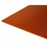 Поликарбонат сотовый Unipol 0,48 кг/м2 терракот 6000х2100х4 мм, шт Поликарбонат сотовый Unipol 0,48 кг/м2 терракот 6000х2100х4 мм, шт