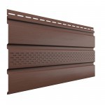 Софит ТехноНиколь Оптима частично перфорированный Каштан 3 м, 10 шт/упак Софит ТехноНиколь Оптима частично перфорированный Каштан 3 м, 10 шт/упак