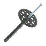 Дюбель для теплоизоляции Стройбат с металлическим гвоздем 10х140 мм, 50 шт/упак