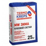 Штукатурно-клеевая смесь TERMOKREPS MW ЗИМА для минеральной ваты 25 кг, шт