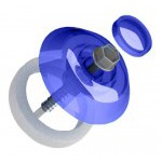 Термошайба для поликарбоната Юнионтрейд большая синяя 38 мм 25 шт, упак Термошайба для поликарбоната Юнионтрейд большая синяя 38 мм 25 шт, упак