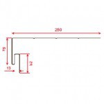 J-фаска ТехноНиколь Бруния 3 м, шт