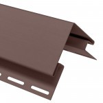 Угол наружный ТехноНиколь Оптима 75 Каштан 3 м, 12 шт/упак