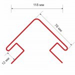 Угол наружный ТехноНиколь Оптима 75 Мелисса 3 м, 12 шт/упак