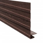 J-фаска ТехноНиколь Фактур Орех 3 м, 12 шт/упак