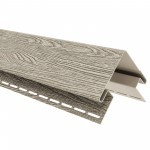 Угол наружный ТехноНиколь Фактур Кедр 3 м, 12 шт/упак